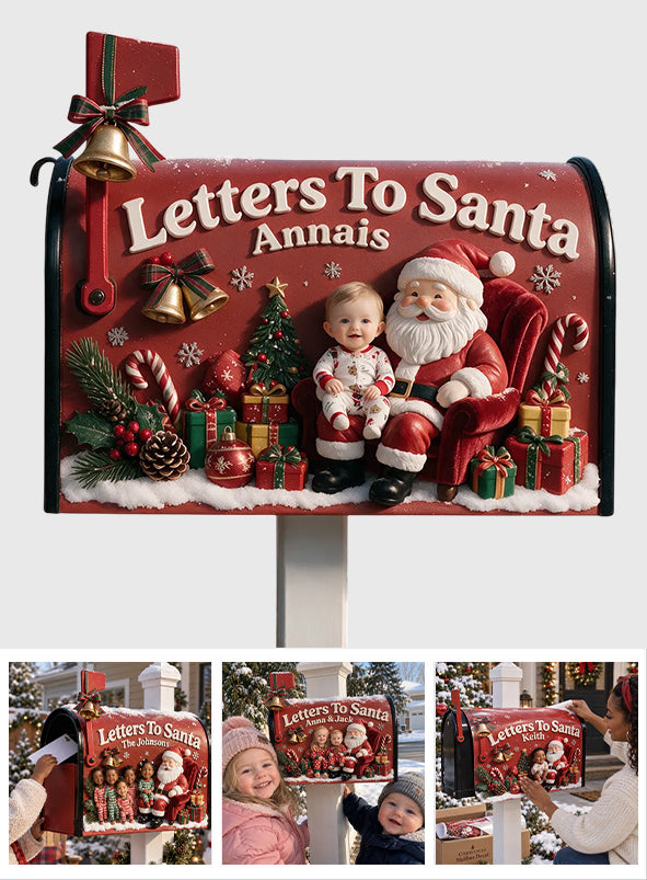 Letters To Santa - Personalized Kid Mailbox Cover