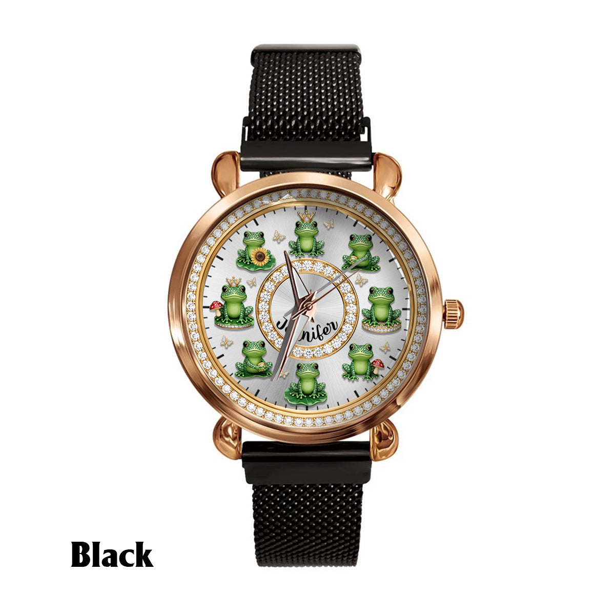 Love Frogs - Personalized Frog Women Hand Watch