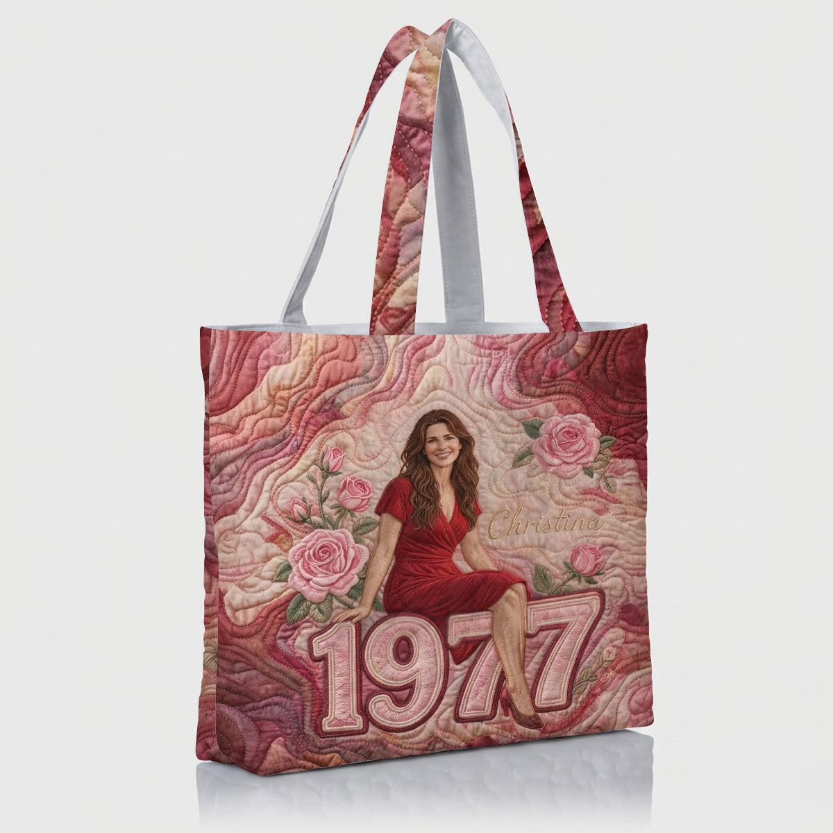 Happy Birthday - Personalized Birthday Quilted Tote Bag