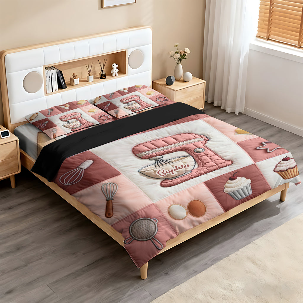 Kitchen Baking - Personalized Baking Bedding Set