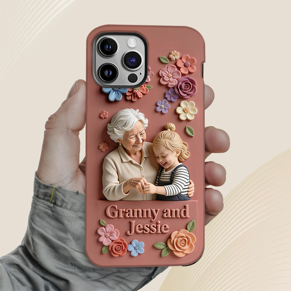 Perfect Gift For Her - Personalized Grandma Full Print Phone Case