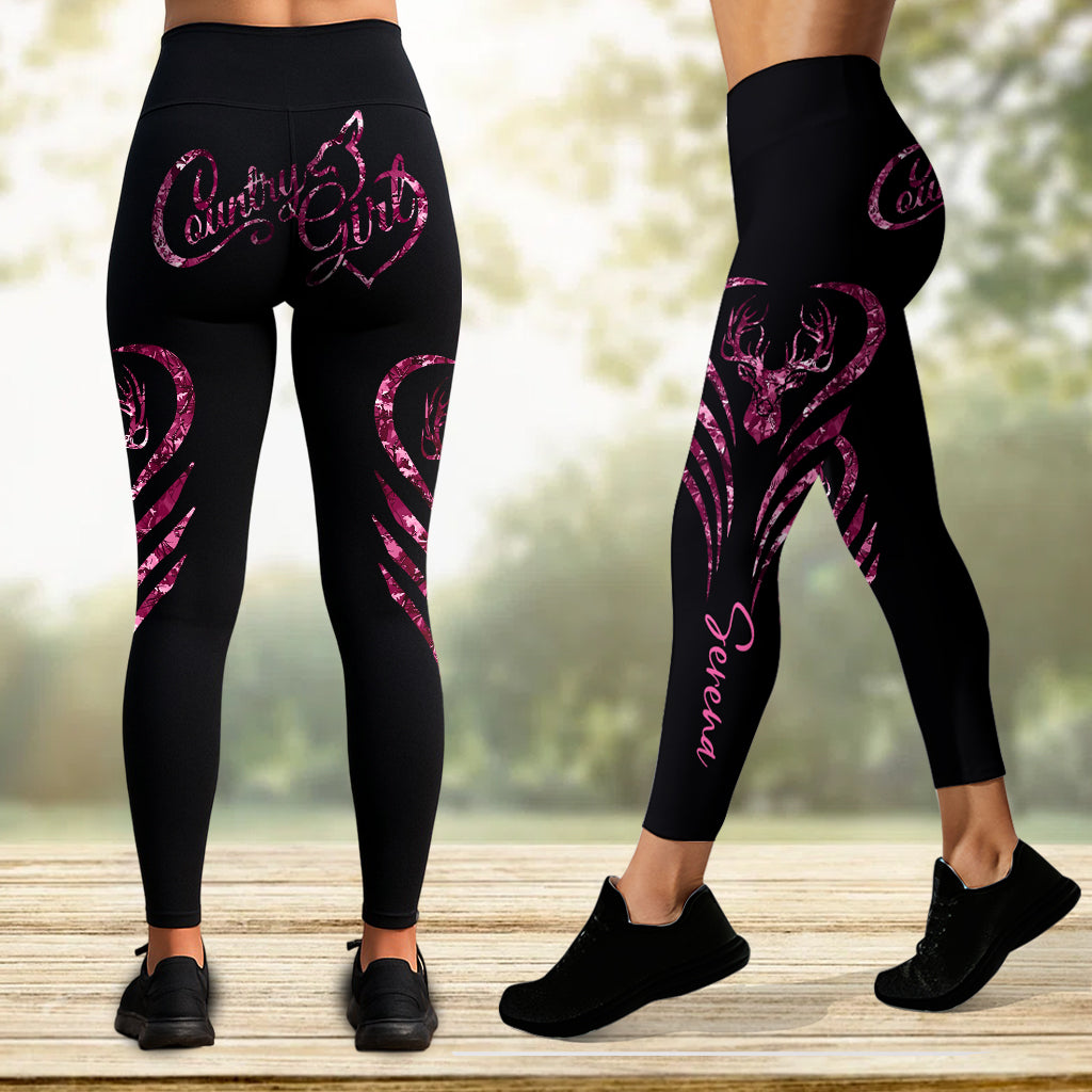 Leggings de chasse personnalisés Country Girl