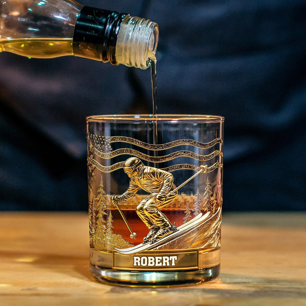 Ski Master - Personalized Skiing Whiskey Glass