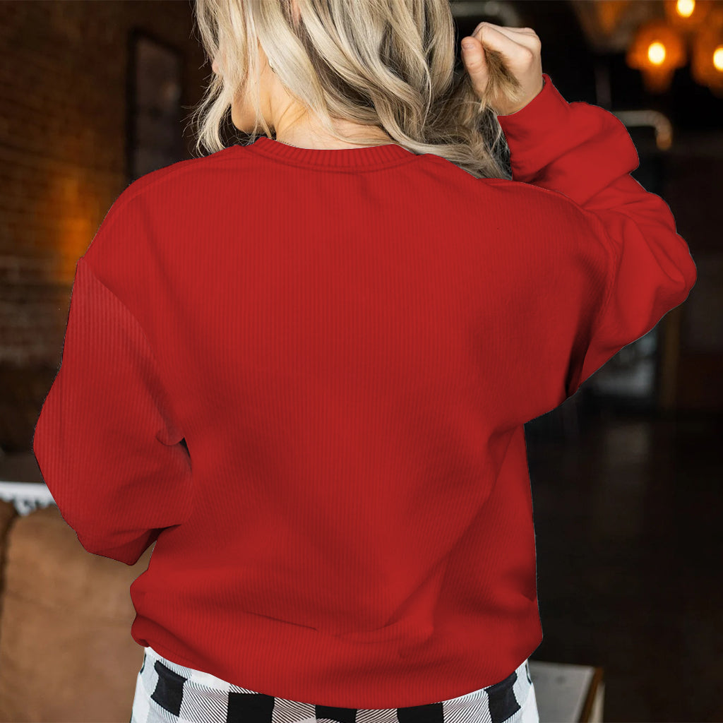 Esprit de Noël - Pull de Noël moche personnalisé