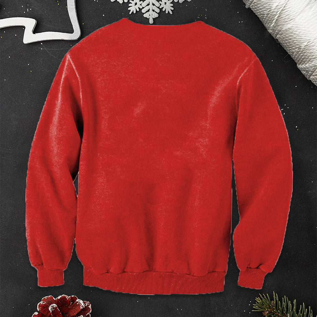 Esprit de Noël - Pull de Noël moche personnalisé