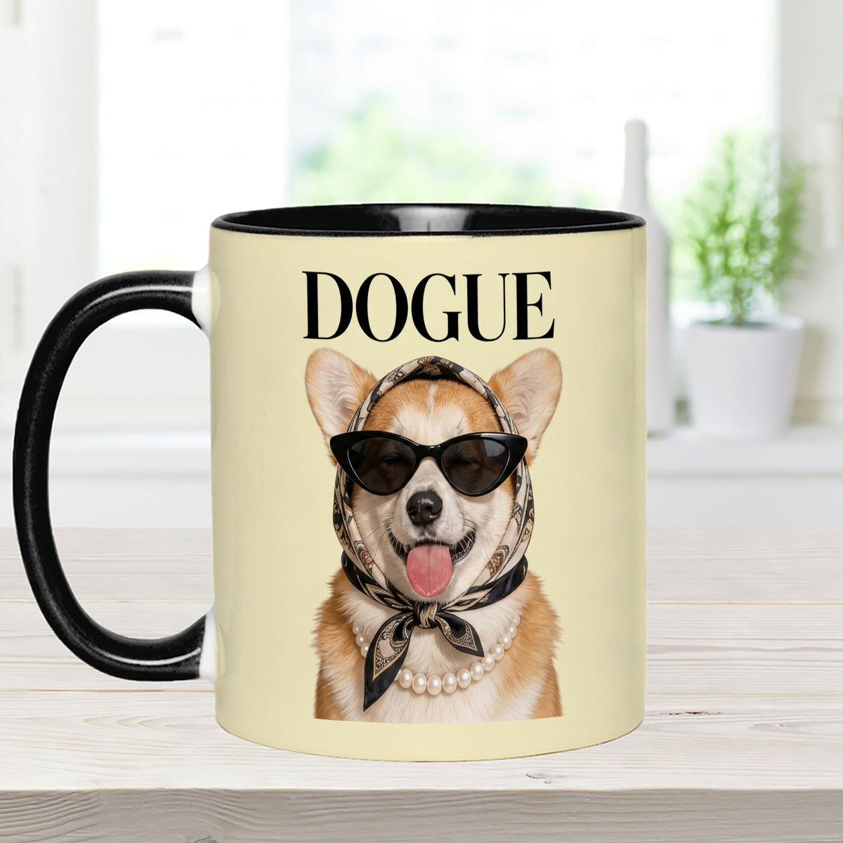 Cadeau Amusant pour Amoureux des Chiens - Tasse Personnalisée avec Mélangeurs en Acrylique