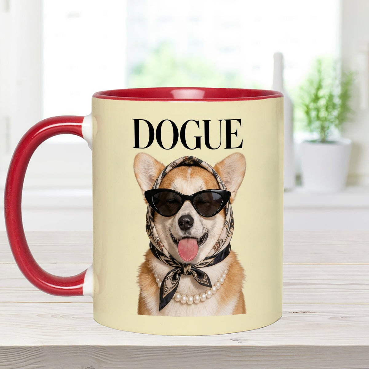 Cadeau Amusant pour Amoureux des Chiens - Tasse Personnalisée avec Mélangeurs en Acrylique