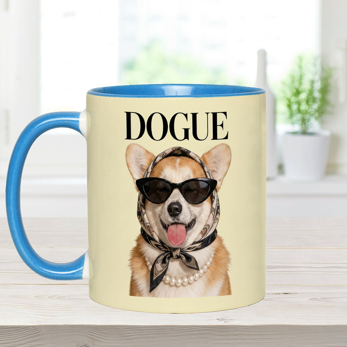 Cadeau Amusant pour Amoureux des Chiens - Tasse Personnalisée avec Mélangeurs en Acrylique
