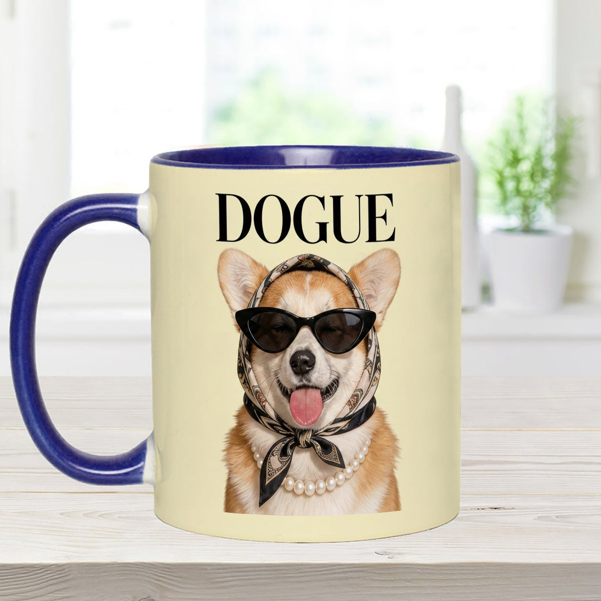 Cadeau Amusant pour Amoureux des Chiens - Tasse Personnalisée avec Mélangeurs en Acrylique