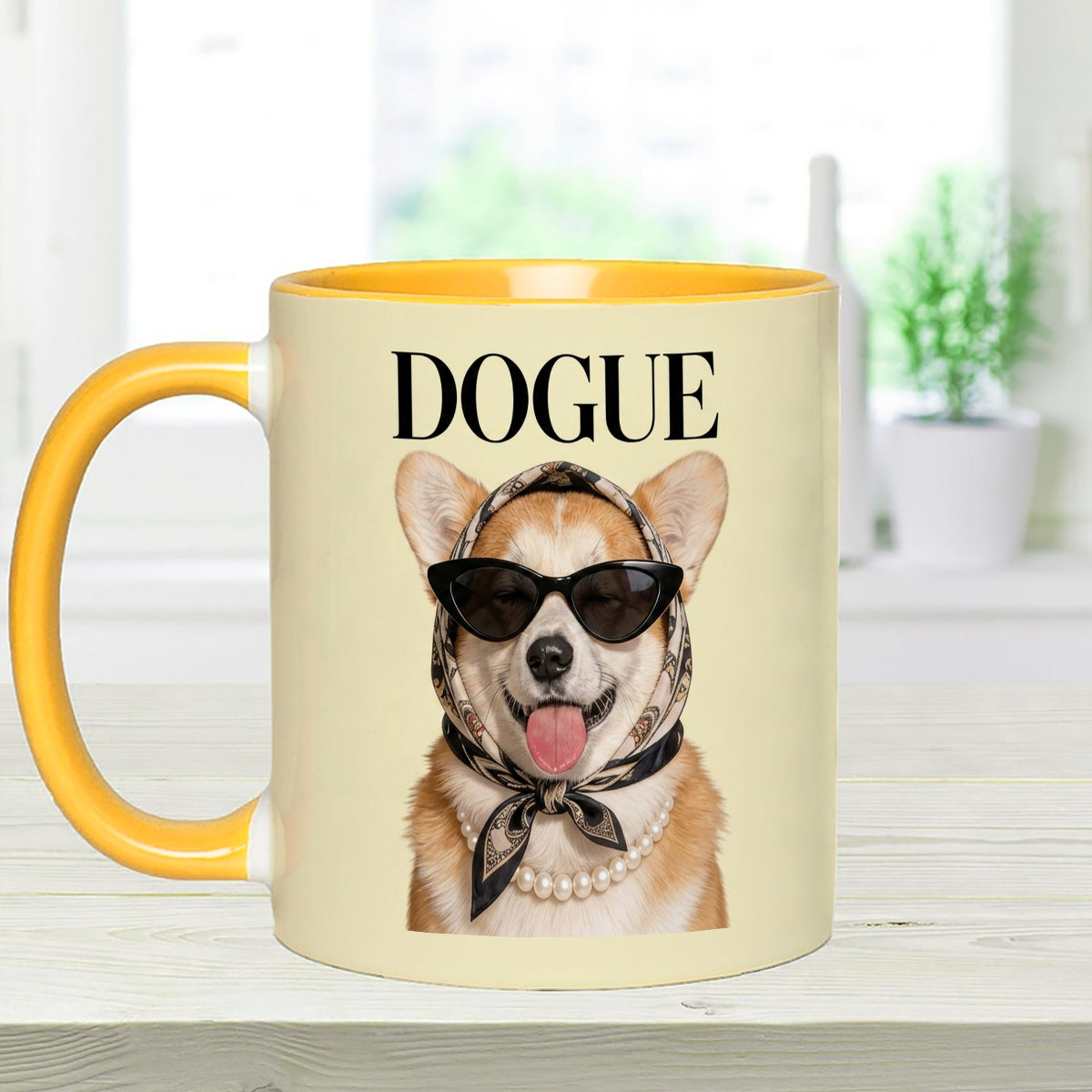 Cadeau Amusant pour Amoureux des Chiens - Tasse Personnalisée avec Mélangeurs en Acrylique
