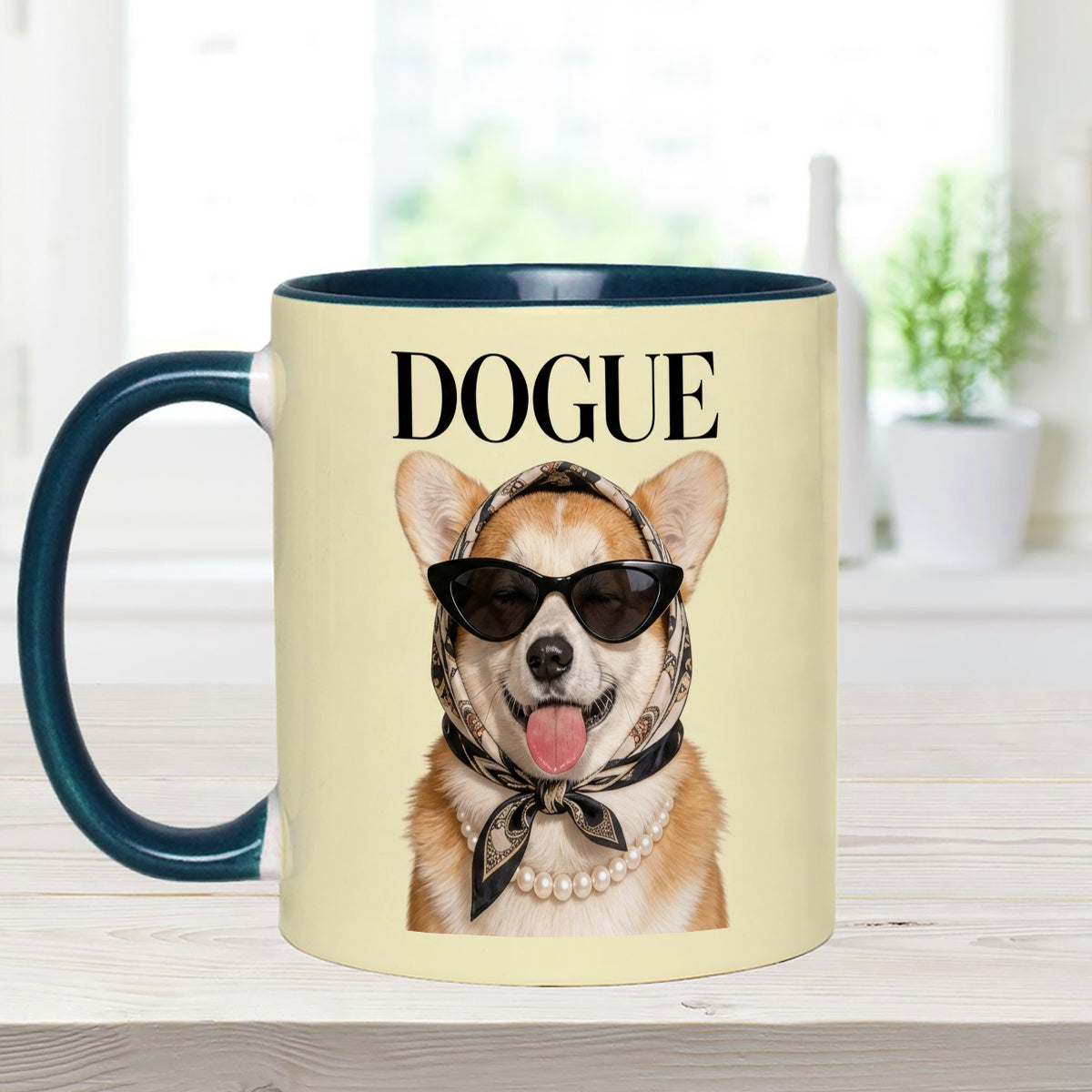 Cadeau Amusant pour Amoureux des Chiens - Tasse Personnalisée avec Mélangeurs en Acrylique