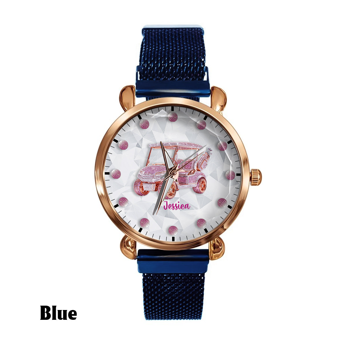 Goft Cart - Montre de golf personnalisée pour femme 