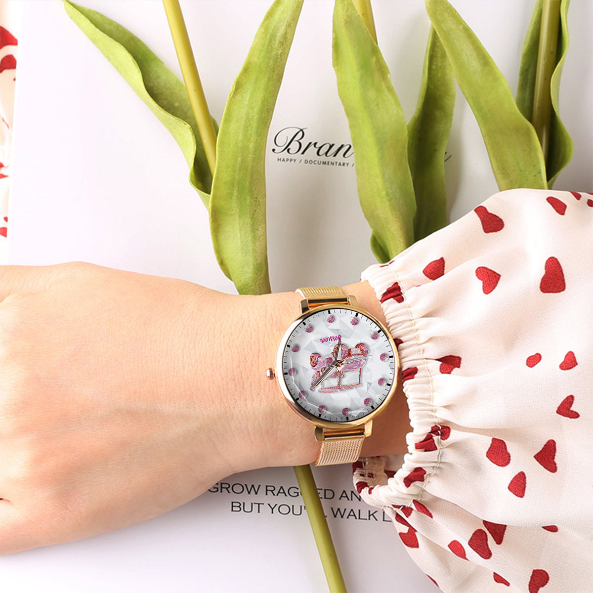 Goft Cart - Montre de golf personnalisée pour femme 