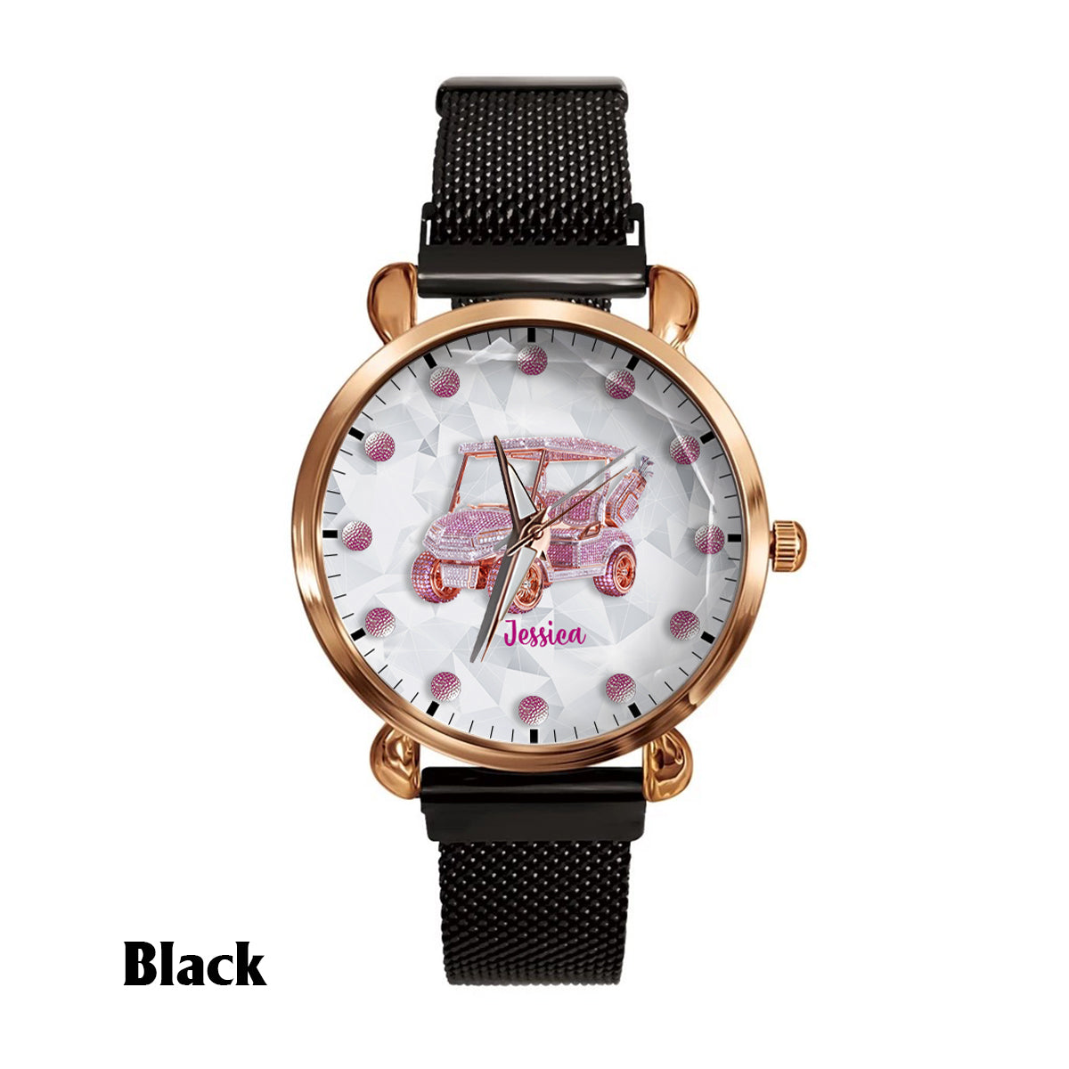Goft Cart - Montre de golf personnalisée pour femme 
