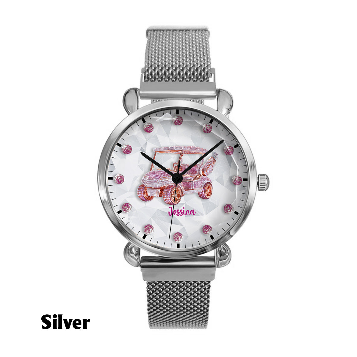 Goft Cart - Montre de golf personnalisée pour femme 