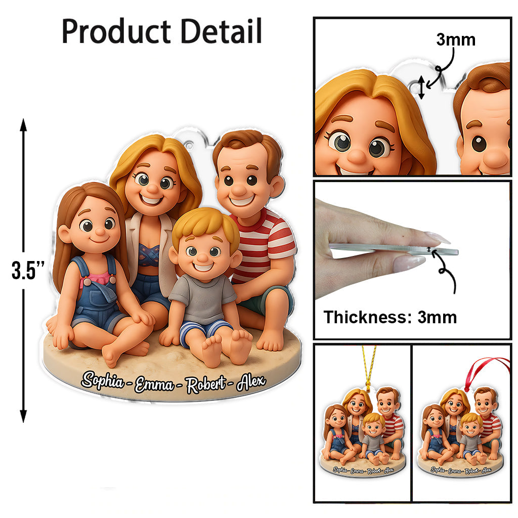 Home Sweet Home - Personalized Family Ornament