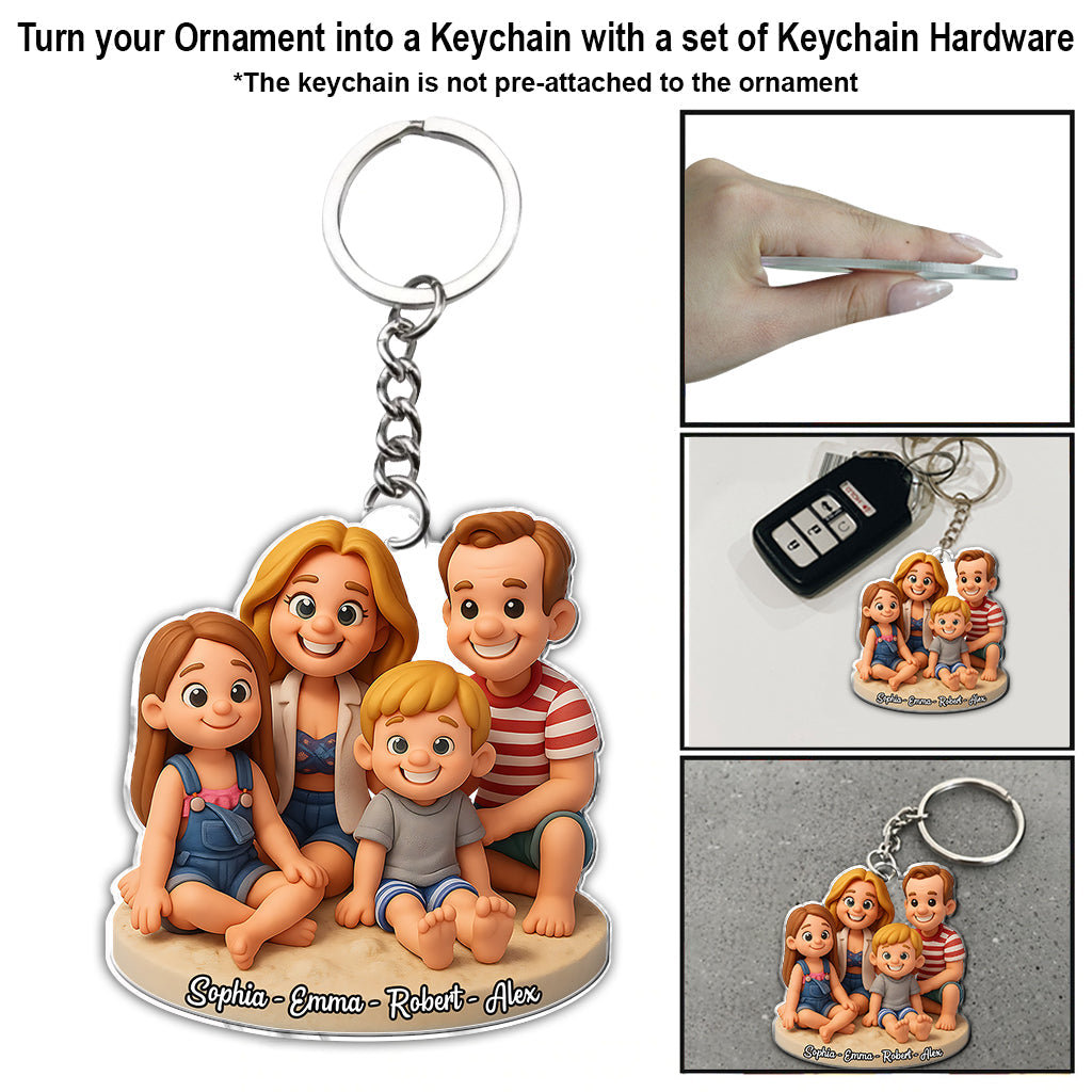 Home Sweet Home - Personalized Family Ornament