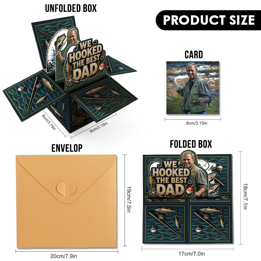 Le Meilleur Papa - Carte Pop Up Personnalisée