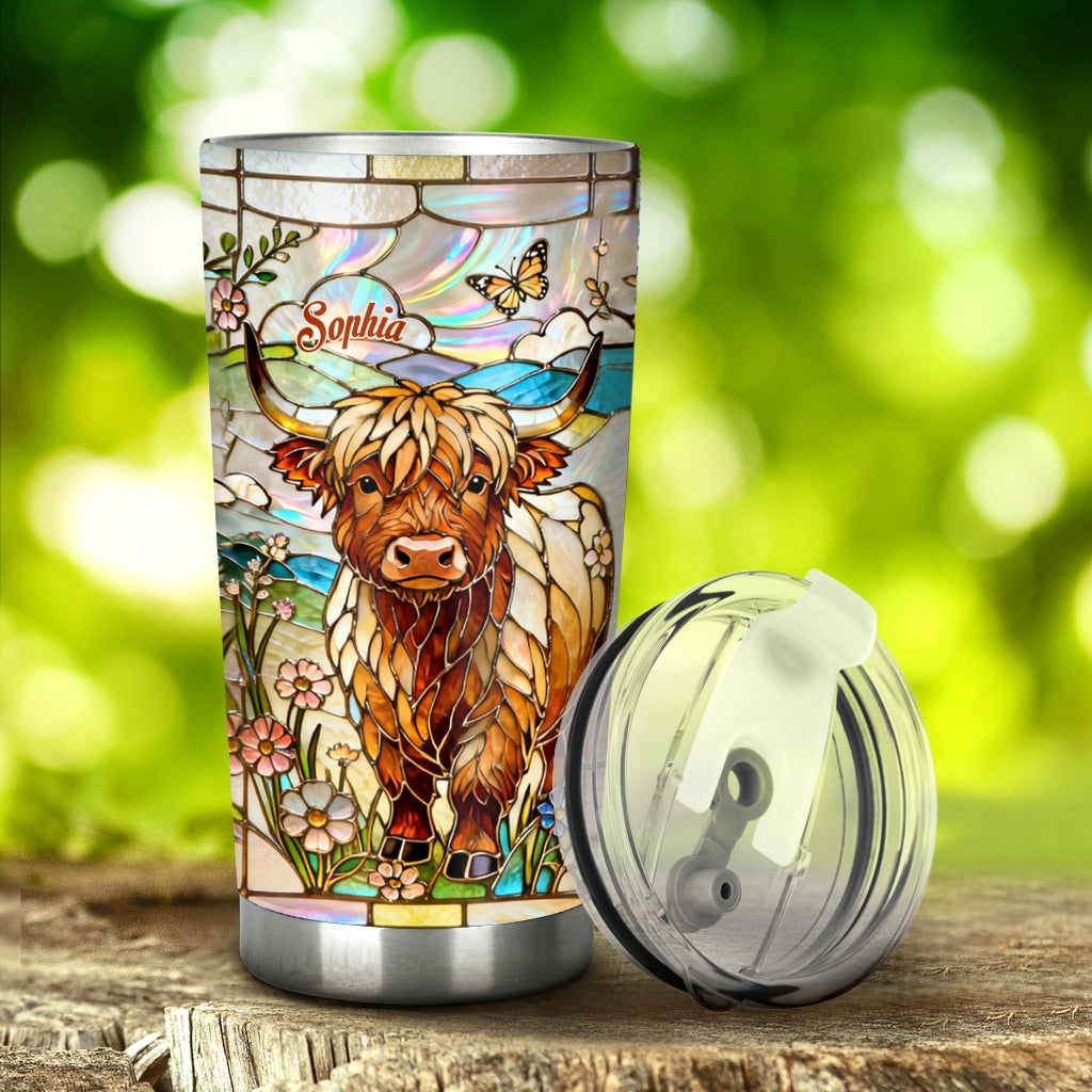 Love Highland Cows - Personalized Highland Cow Tumbler
