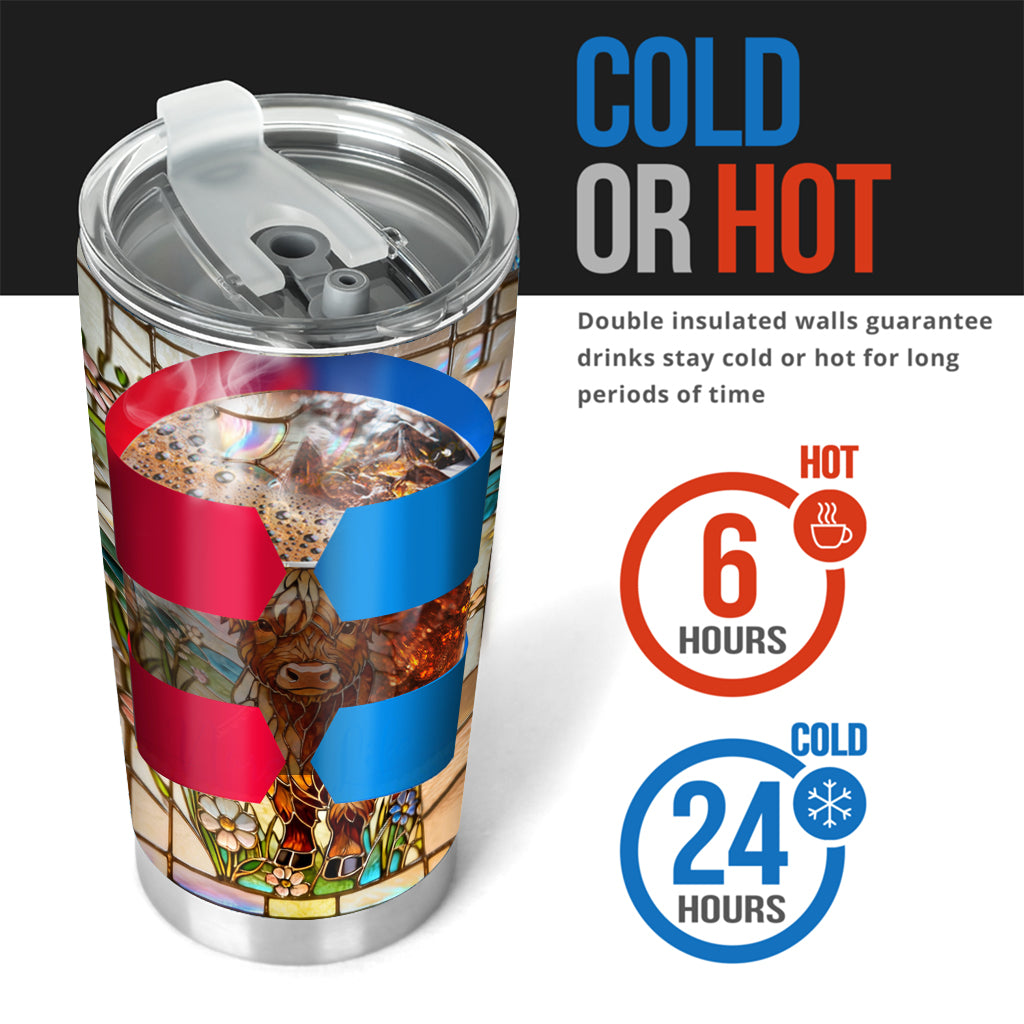 Love Highland Cows - Personalized Highland Cow Tumbler