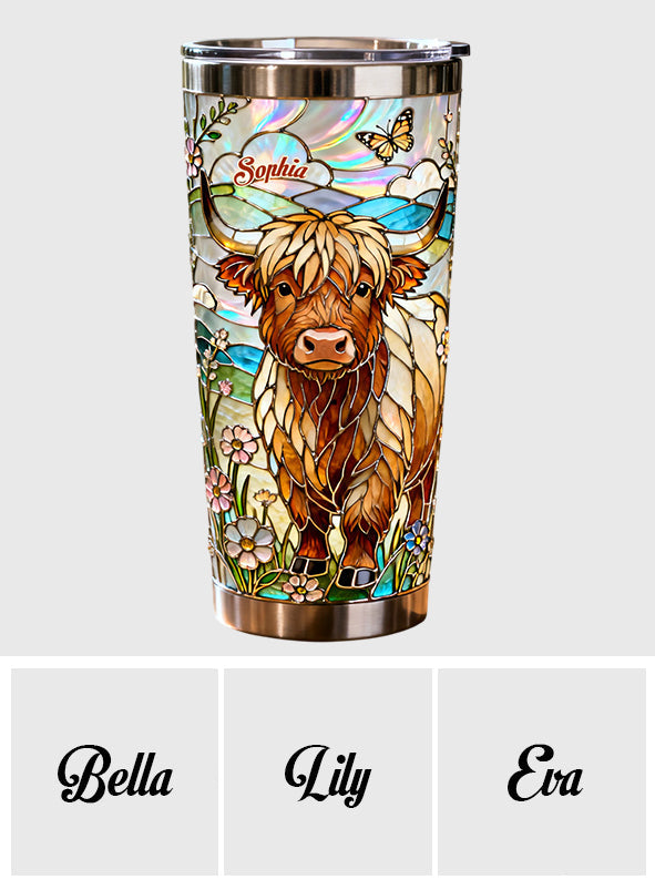 Love Highland Cows - Personalized Highland Cow Tumbler
