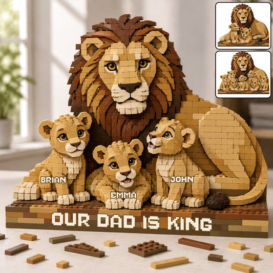 Notre Papa Est Roi Lion - Blocs de Construction Personnalisés