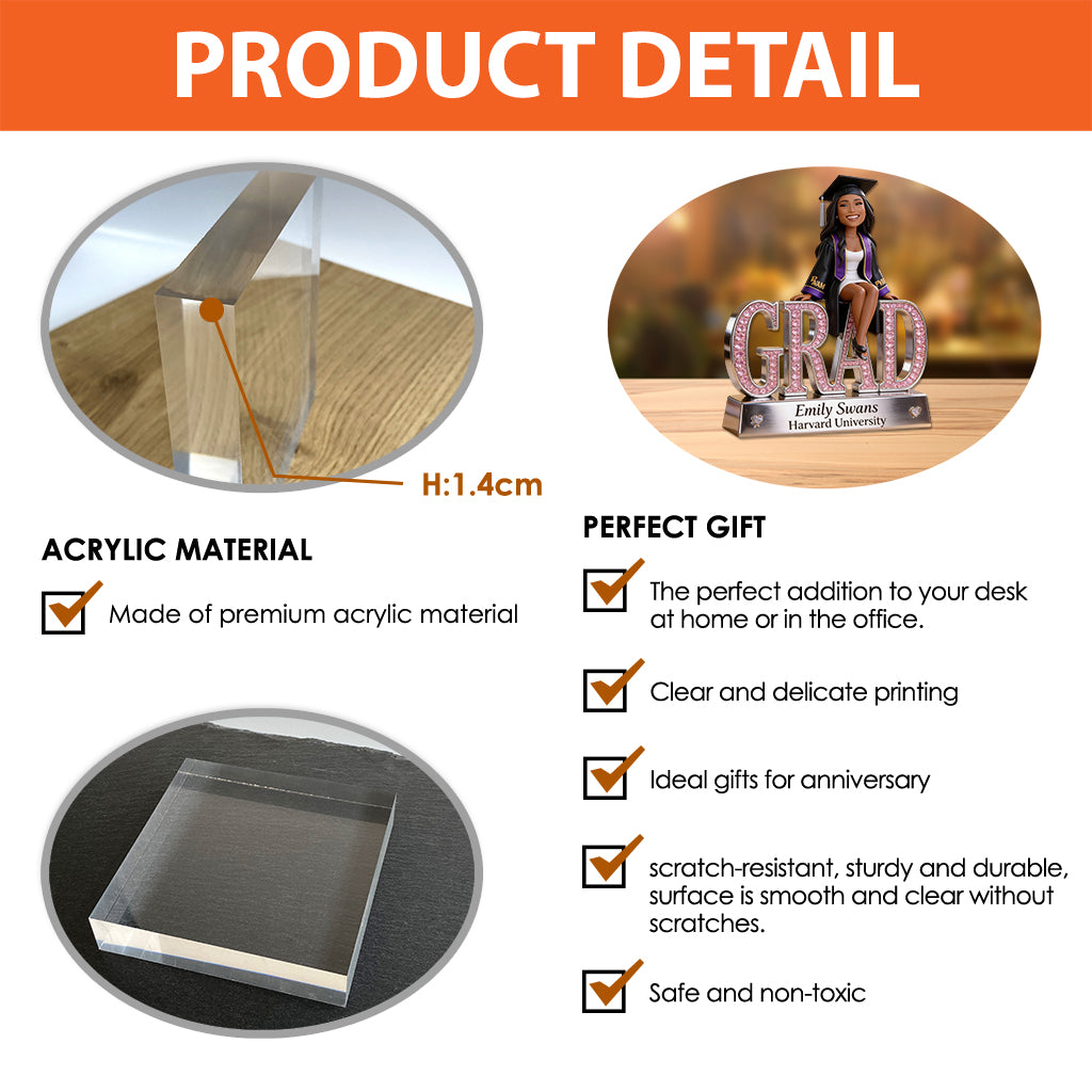 Graduation - Personalized Graduation Custom Shaped Acrylic Plaque