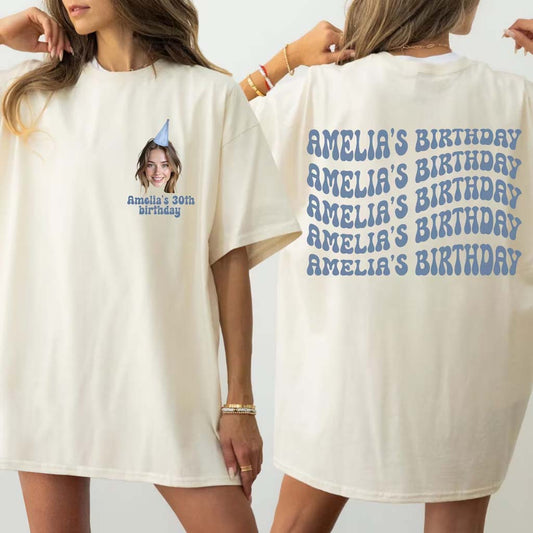 Cadeau d'anniversaire - T-shirt personnalisé
