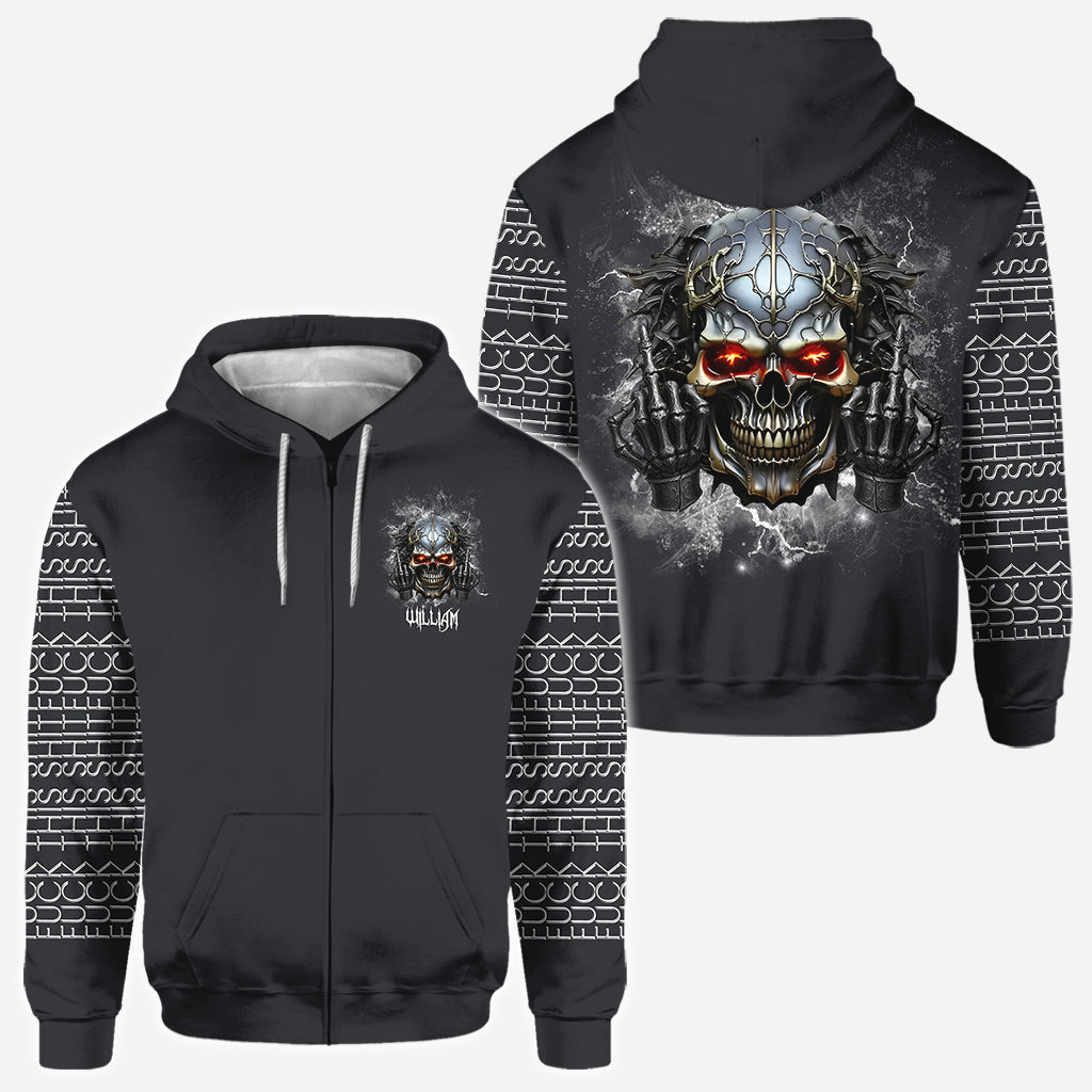 F*ck This Sh*t - Personalized Skull All Over Shirt