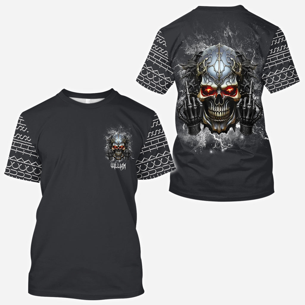 F*ck This Sh*t - Personalized Skull All Over Shirt