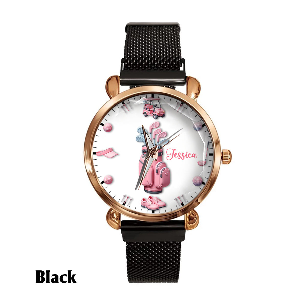 Montre-bracelet personnalisée pour femme Love Golf - Golf 