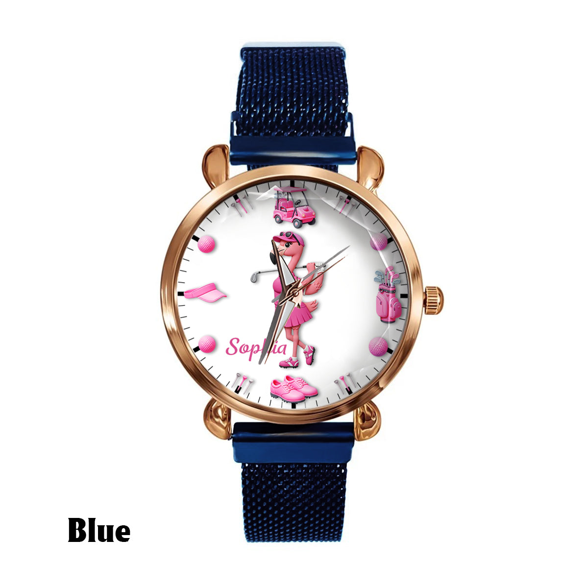 Time For Golf - Personalized Golf Women Hand Watch