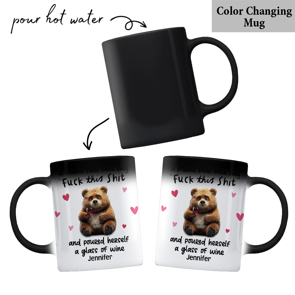 Funny Mama Bear, Mother's Day Gift - Personalized Mother Mug