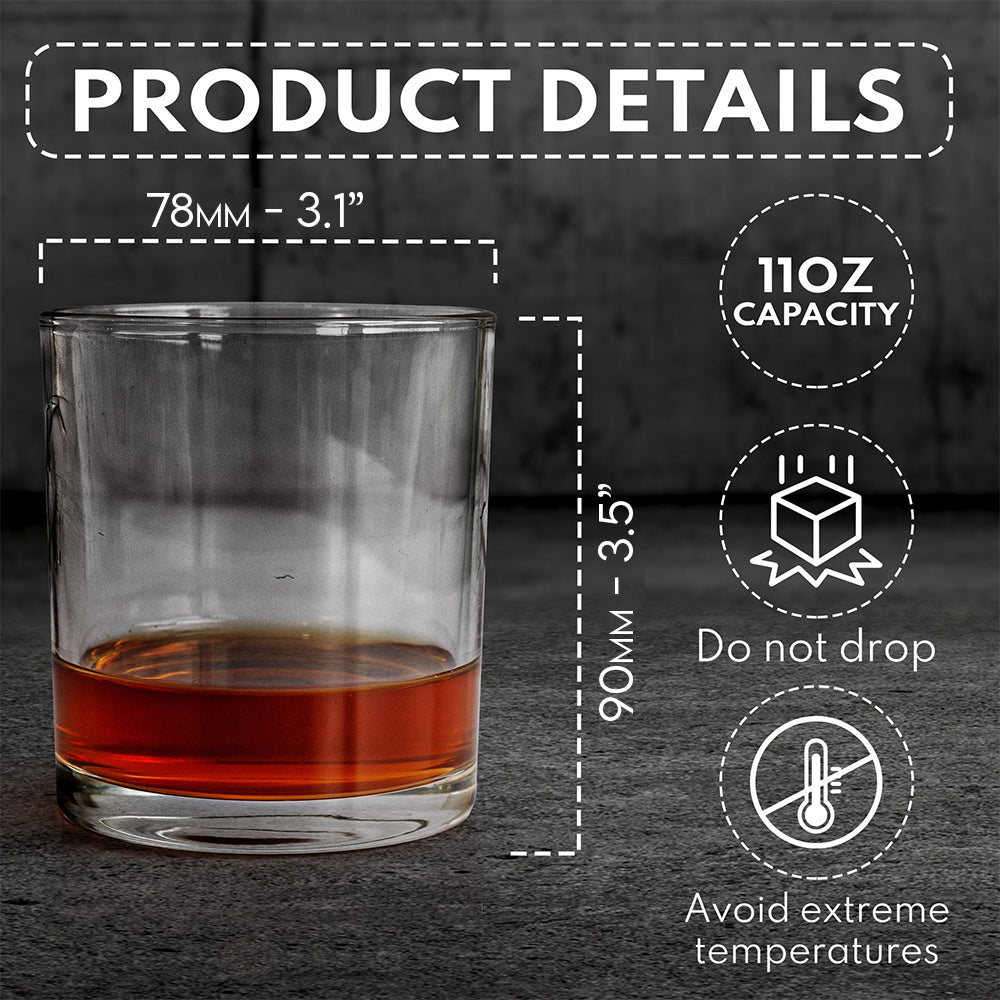 Je t'aime - Verre à whisky personnalisé pour couple