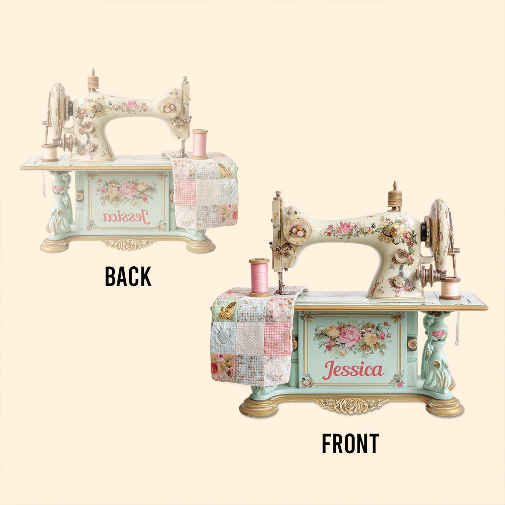 La couture me rend heureuse - Plaque acrylique personnalisée sur le thème de la couture