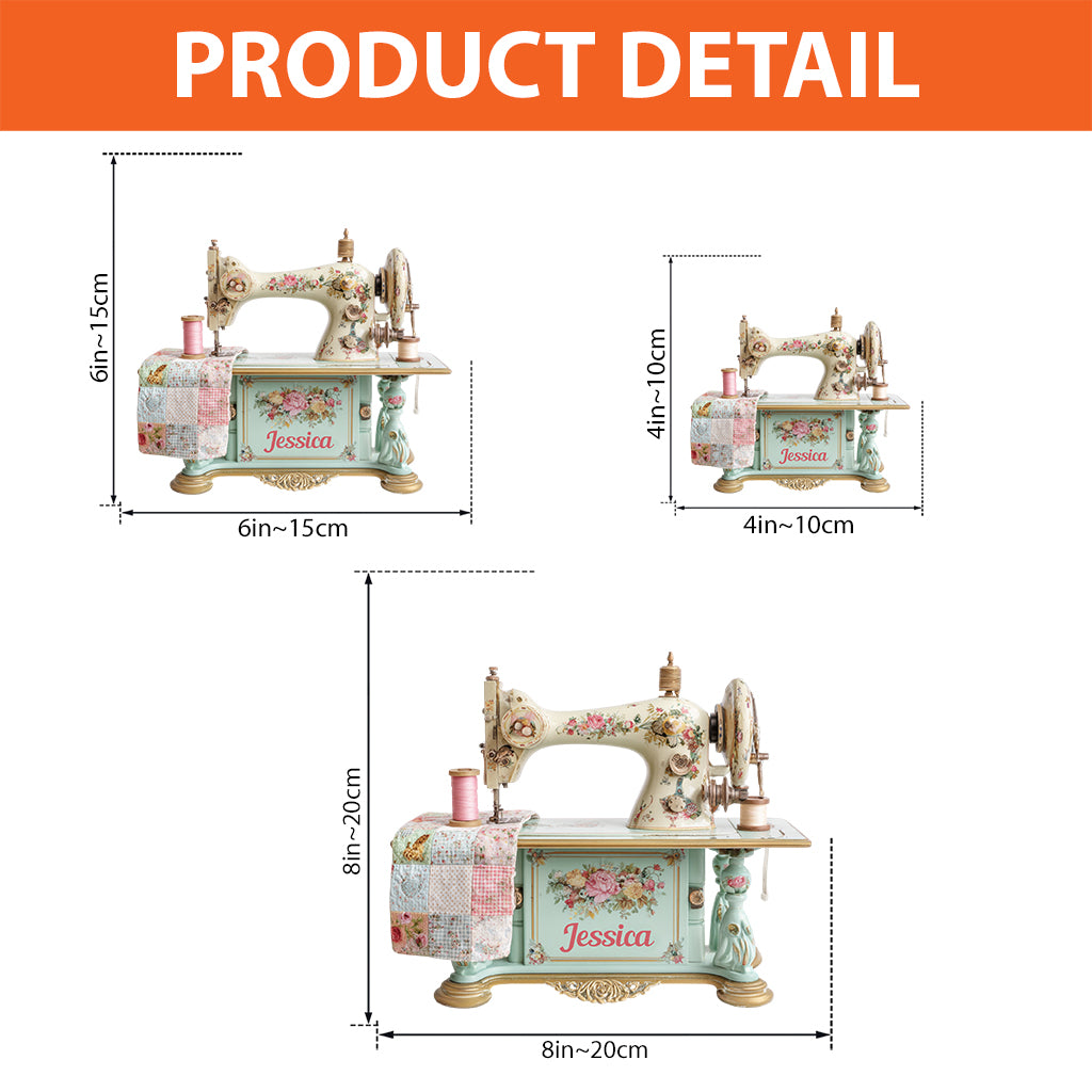 La couture me rend heureuse - Plaque acrylique personnalisée sur le thème de la couture