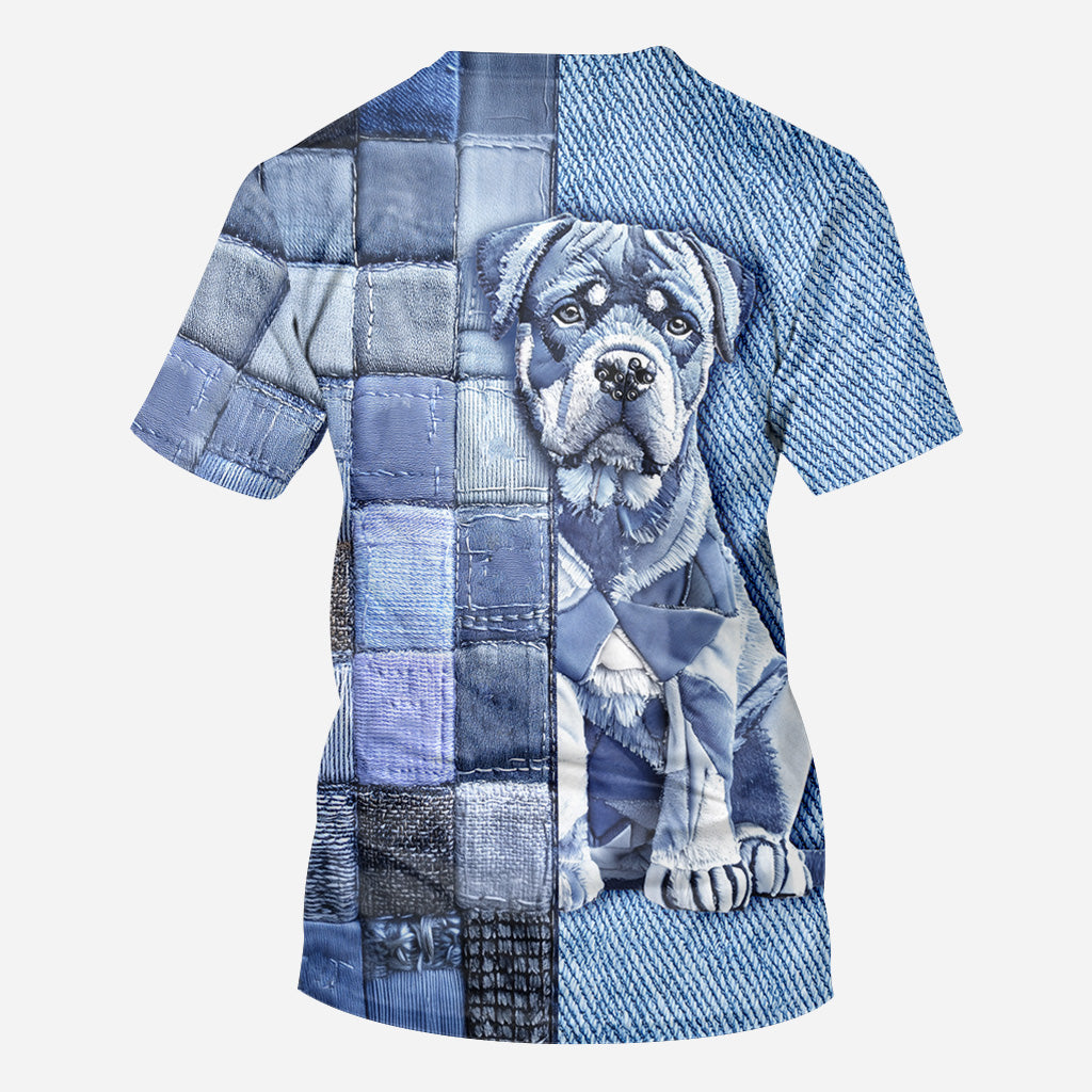 Love Rottweiler - Personalized Dog All Over Shirt