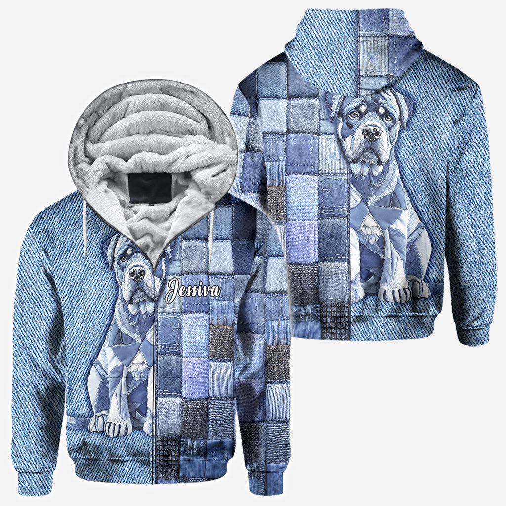 Love Rottweiler - Personalized Dog All Over Shirt