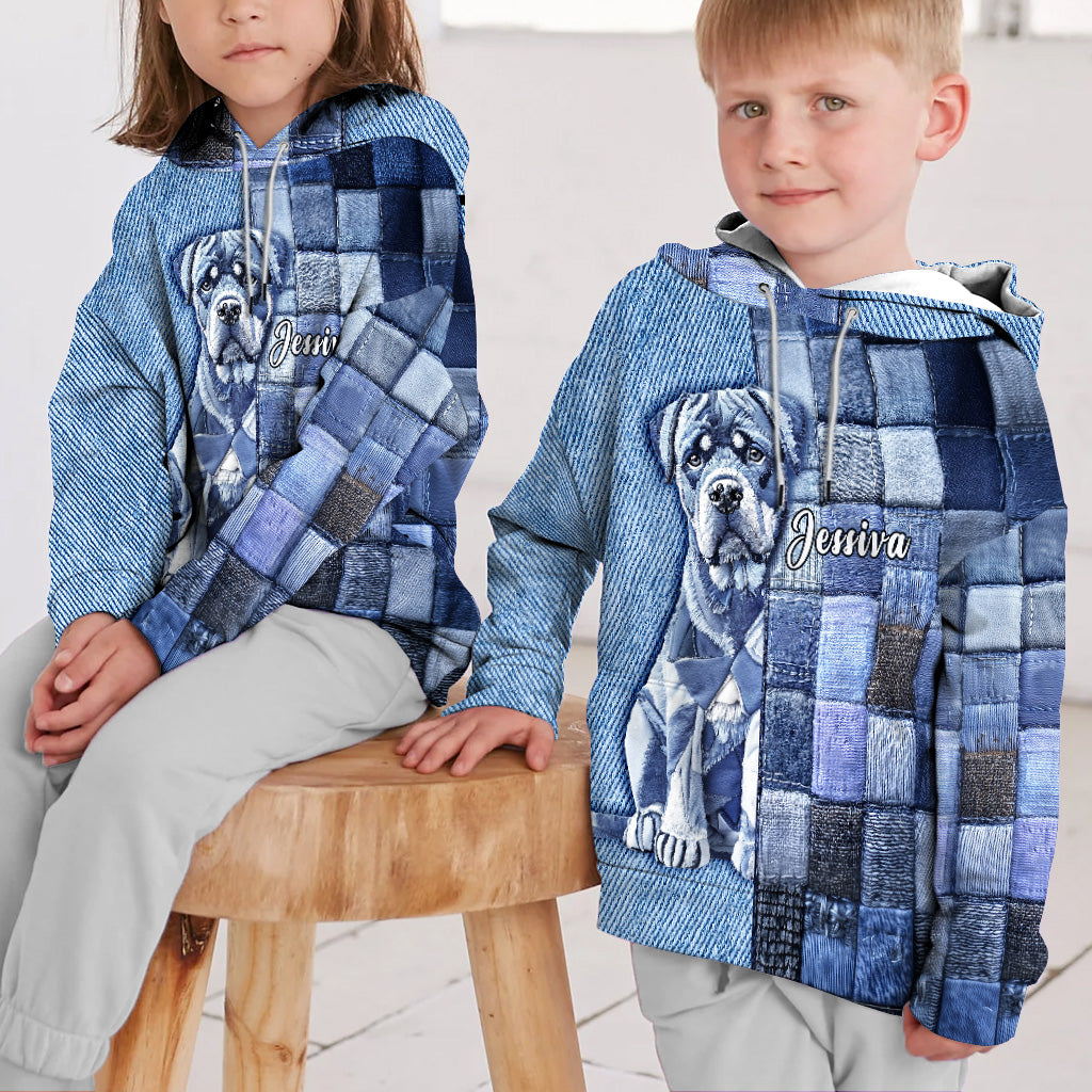 Love Rottweiler - Personalized Dog All Over Shirt