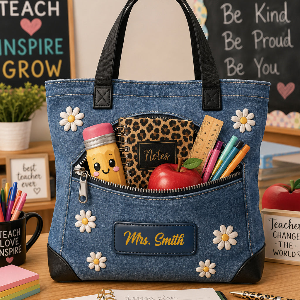 Teacher Life - Personalized Teacher Tote Bag