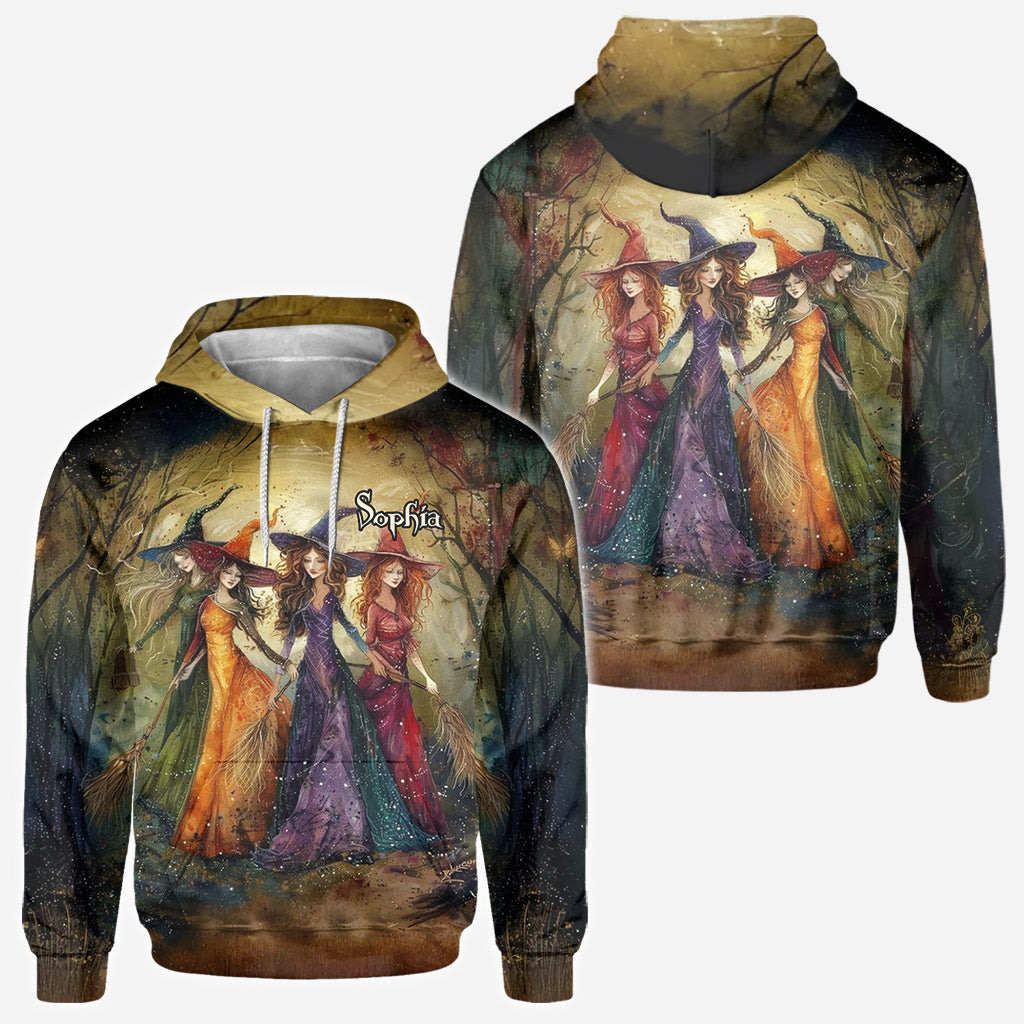 Beautiful Witches - Personalized Witch All Over Shirt