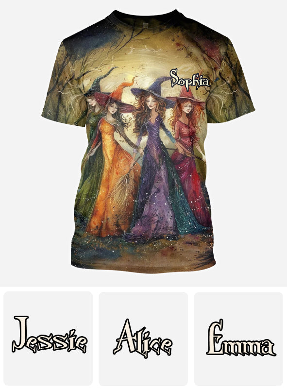 Beautiful Witches - Personalized Witch All Over Shirt