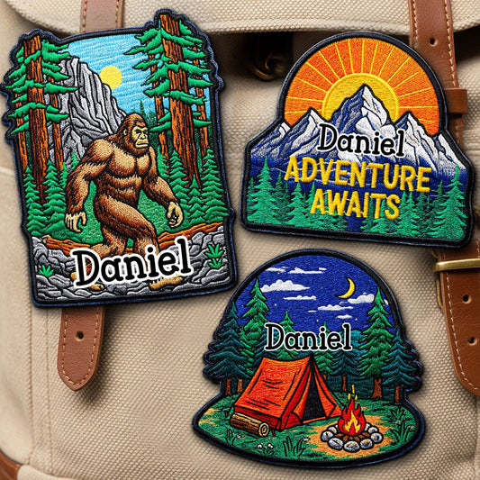 Adventure Awaits - Personalized Hiking Pin