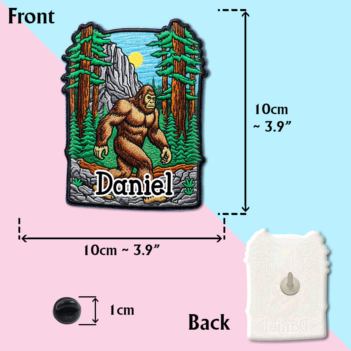 L'aventure vous attend - Épinglette de randonnée personnalisée