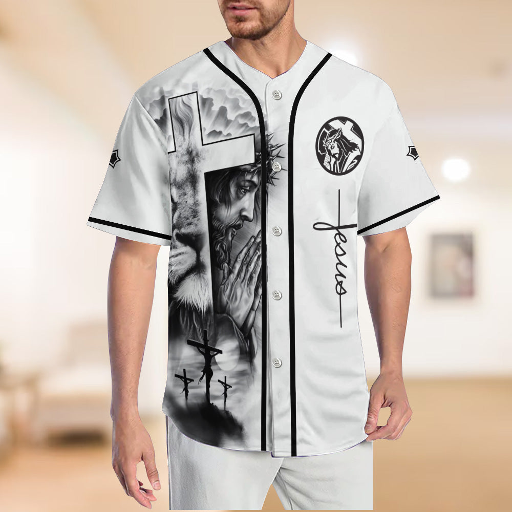Aimez Jésus - Maillot de baseball chrétien personnalisé