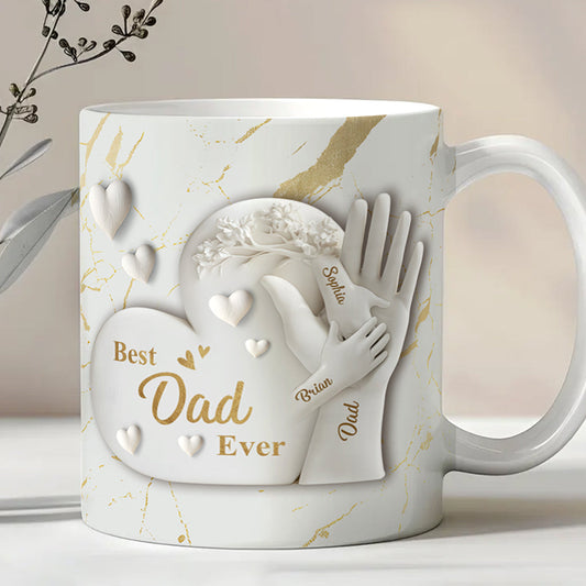 Best Dad Ever - Personalized Father Mug