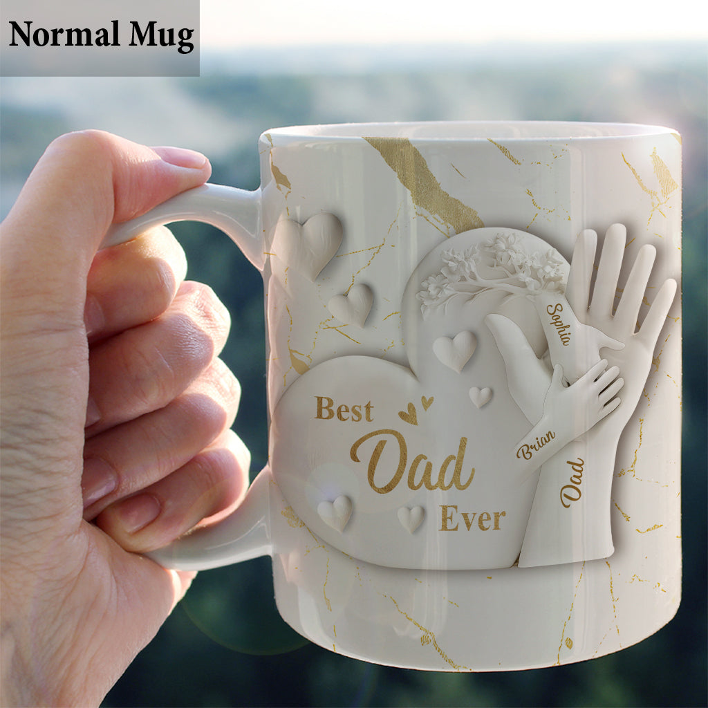 Meilleur papa du monde - Mug personnalisé pour papa