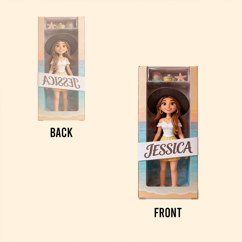 J'adore voyager - Plaque acrylique personnalisée sur le thème du voyage