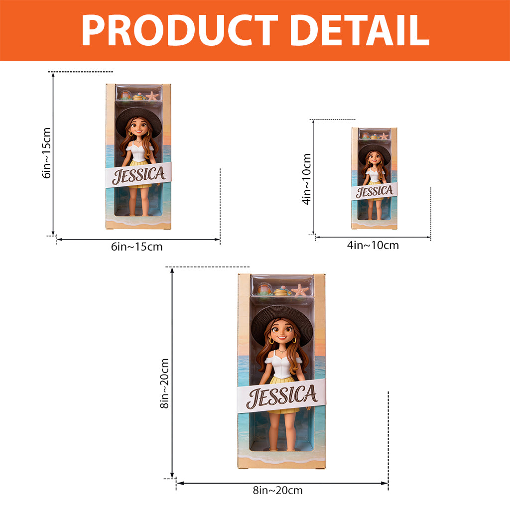 J'adore voyager - Plaque acrylique personnalisée sur le thème du voyage