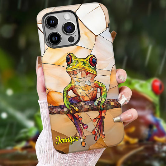 Coque de téléphone personnalisée avec motif grenouille - Cadeau idéal pour les amoureux des grenouilles